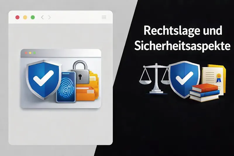Rechtslage und Sicherheitsaspekte