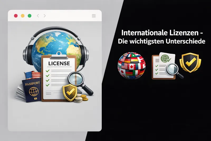 Internationale Lizenzen - Die wichtigsten Unterschiede