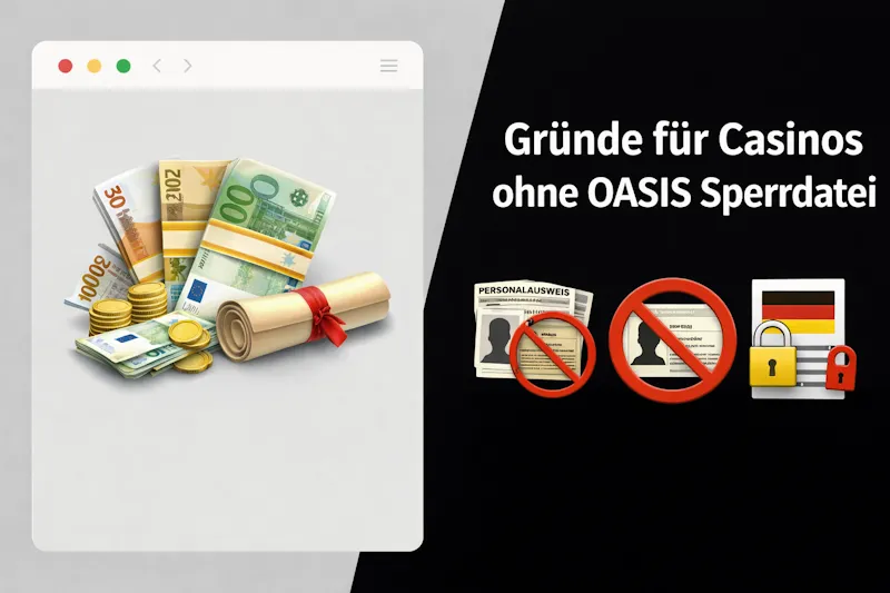 Gründe für Casinos ohne OASIS Sperrdatei